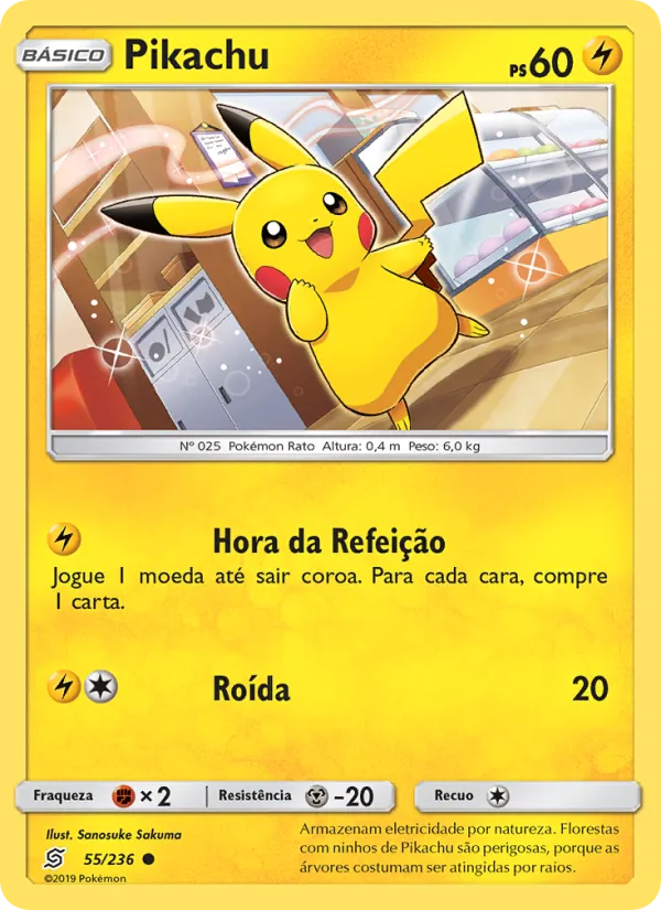Pikachu Sintonia Mental 55/236