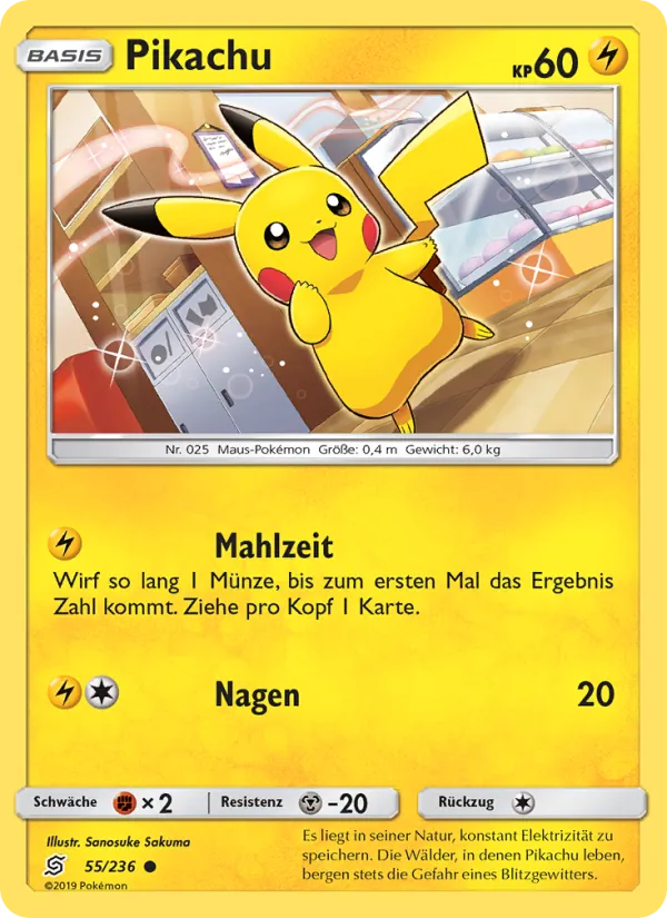 Pikachu Bund der Gleichgesinnten 55/236