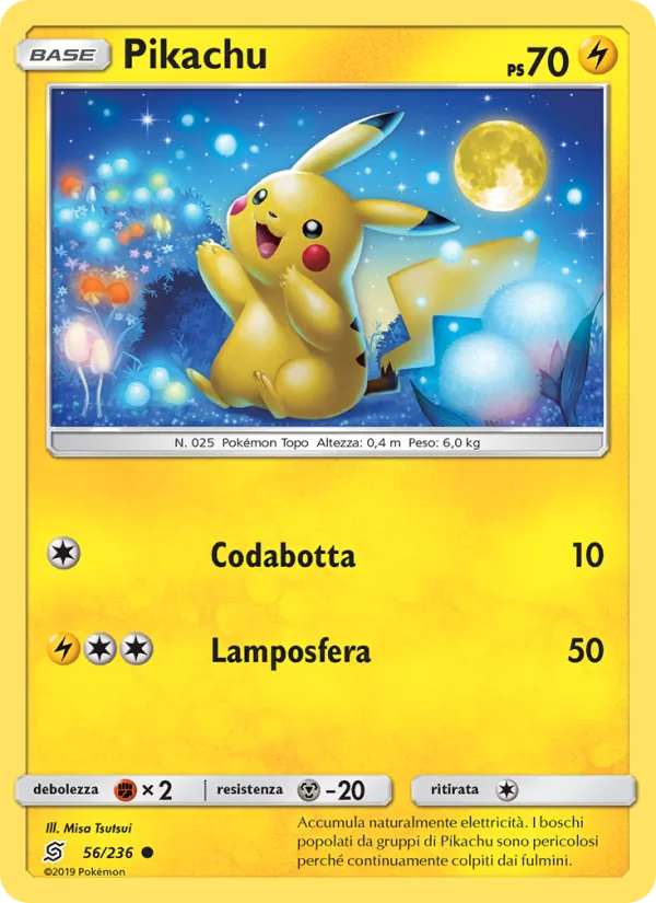 Pikachu Sintonia Mentale 56/236