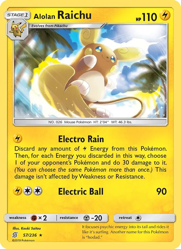 Alolan Raichu Unified Minds 57/236