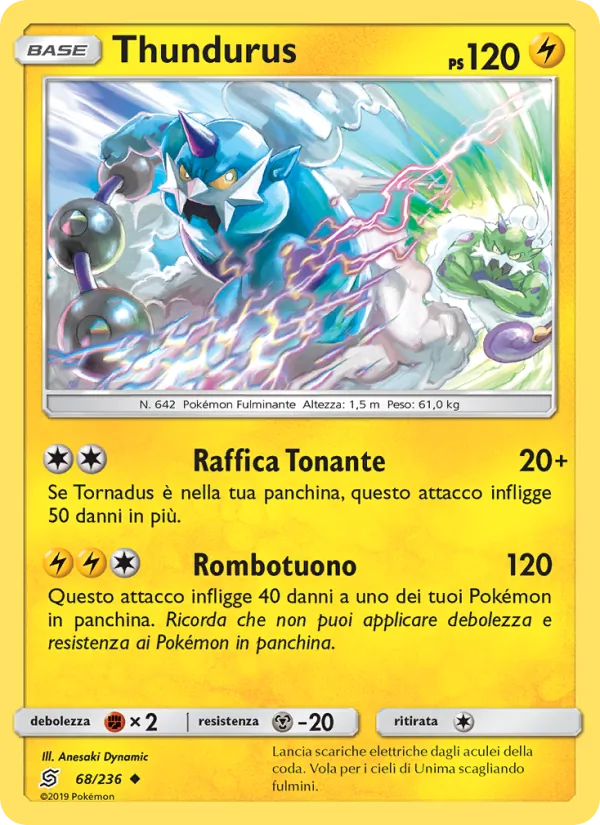 Thundurus Sintonia Mentale 68/236