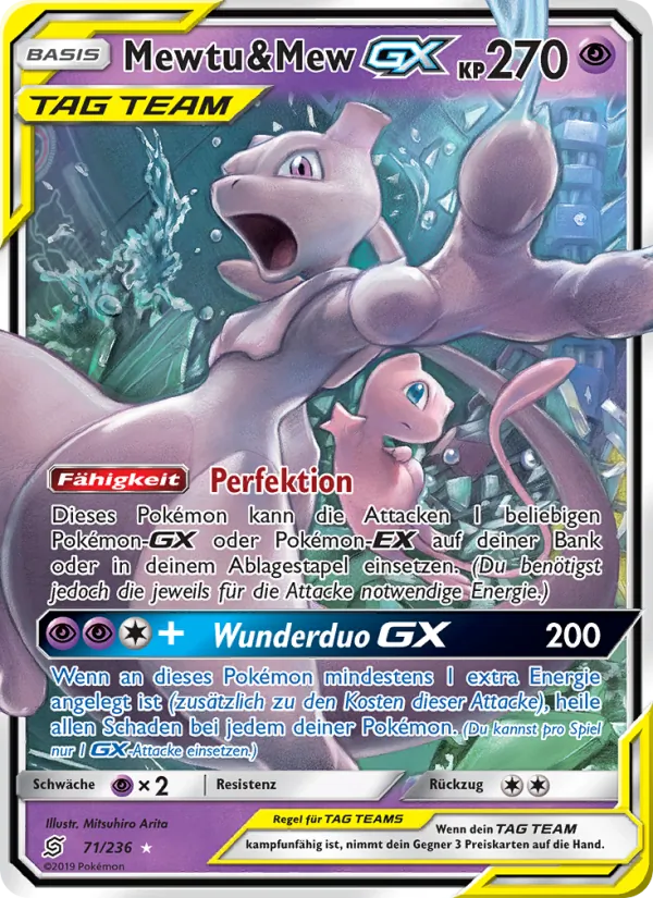 Mewtu & Mew GX Bund der Gleichgesinnten 71/236