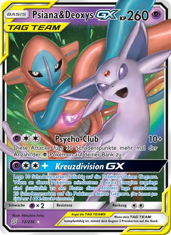 Psiana & Deoxys GX Bund der Gleichgesinnten 72/236