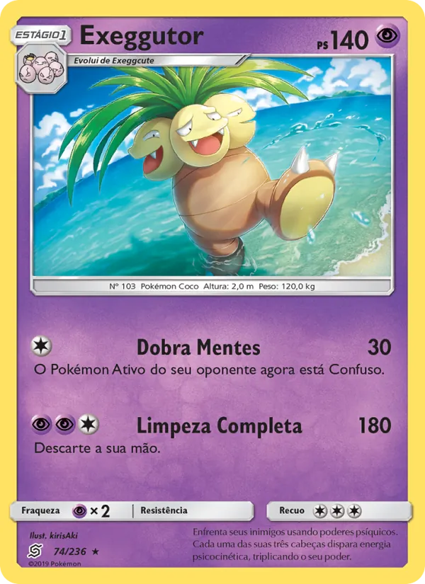 Exeggutor Sintonia Mental 74/236