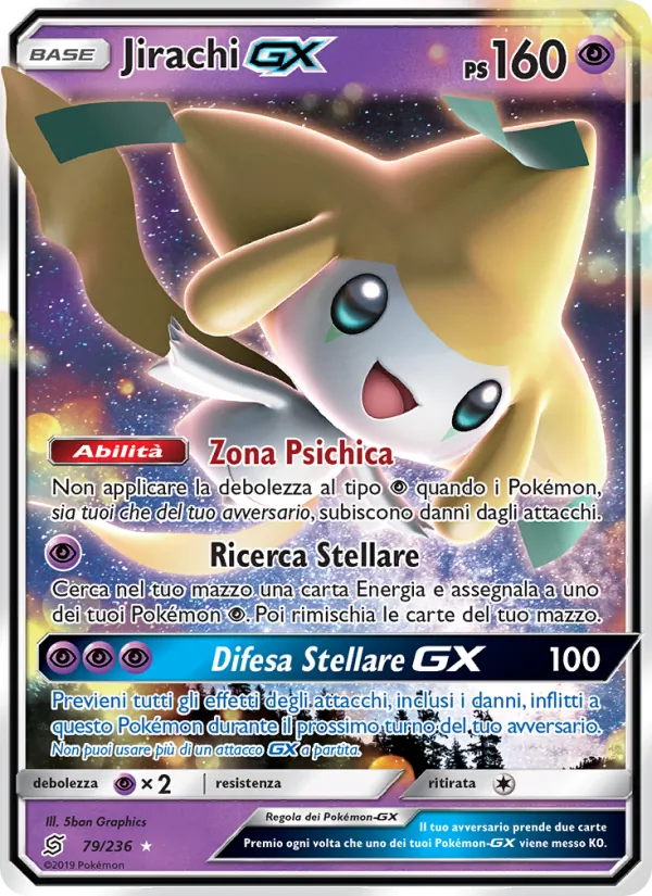 Jirachi GX Sintonia Mentale 79/236