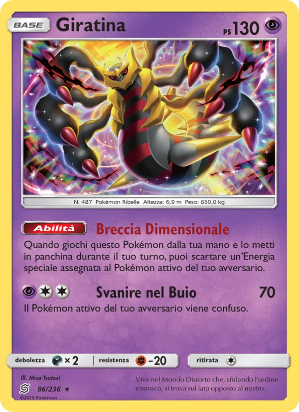 Giratina Sintonia Mentale 86/236