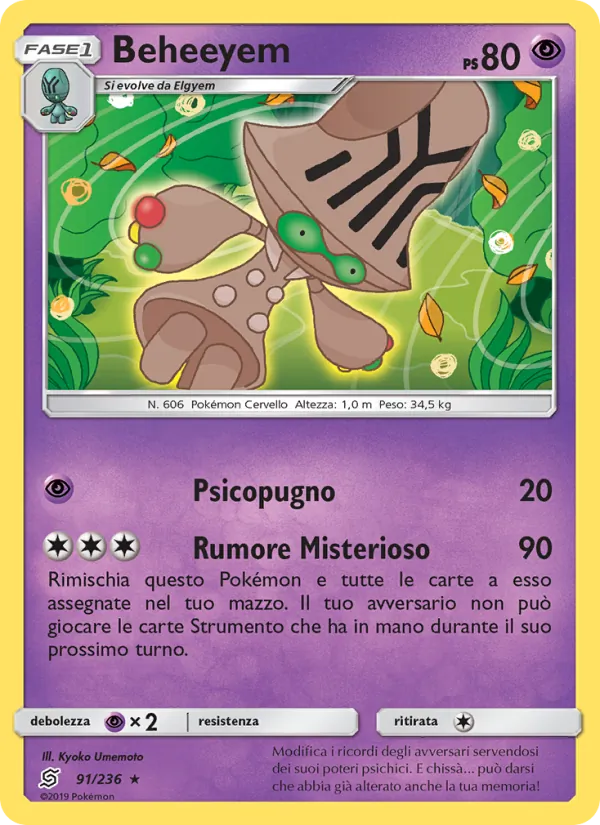 Beheeyem Sintonia Mentale 91/236