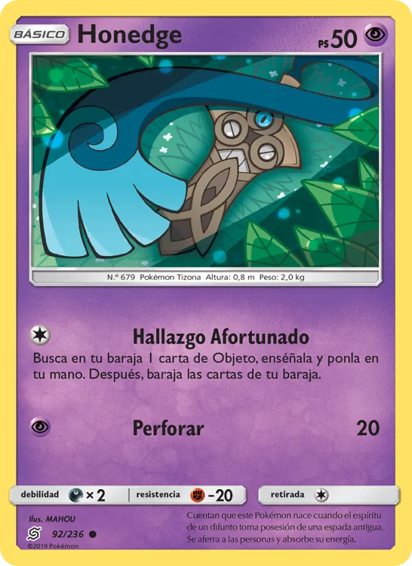 Honedge Mentes Unidas 92/236