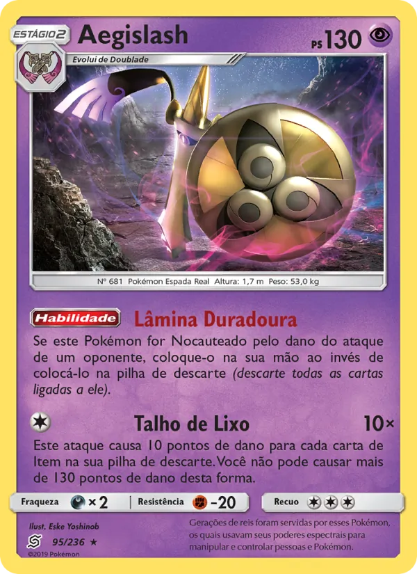 Aegislash Sintonia Mental 95/236