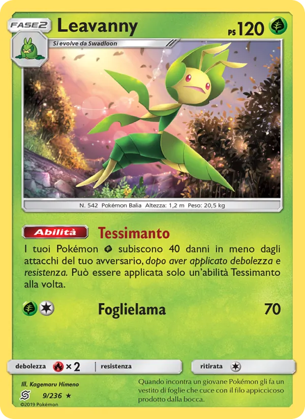 Leavanny Sintonia Mentale 9/236