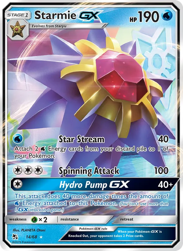 Starmie GX Destino Sfuggente 14/68