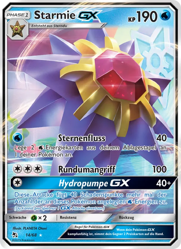 Starmie-GX Verborgenes Schicksal 14/68