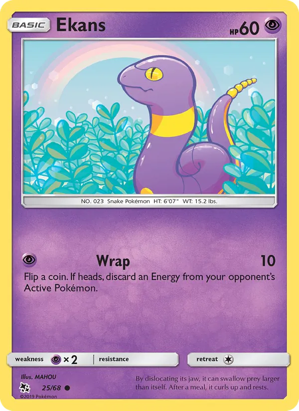 Ekans Hidden Fates 25/68