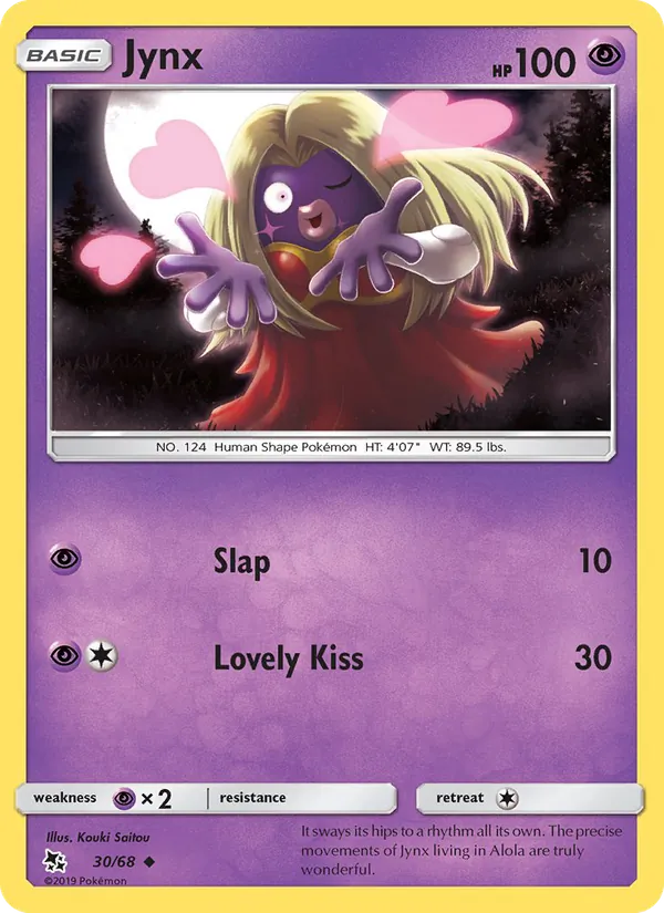 Jynx Hidden Fates 30/68