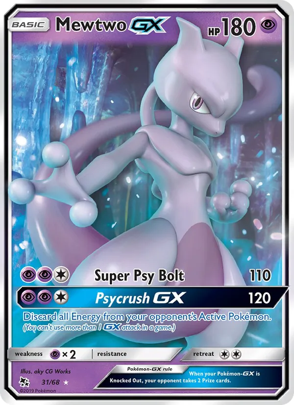 Mewtwo GX Destinos Ocultos 31/68