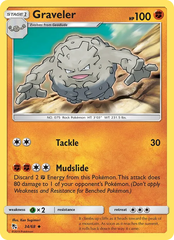 Graveler Destinos Ocultos 34/68