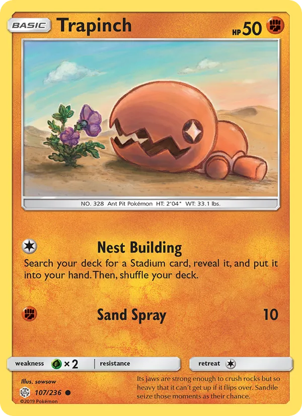 Trapinch Cosmic Eclipse 107/236