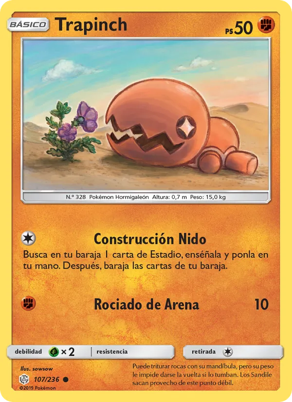 Trapinch Eclipse Cósmico 107/236