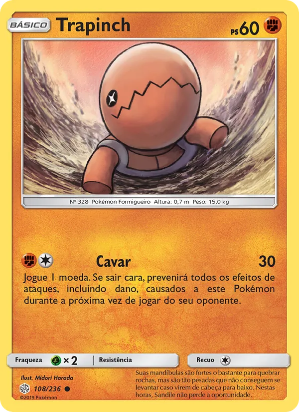 Trapinch Eclipse Cósmico 108/236