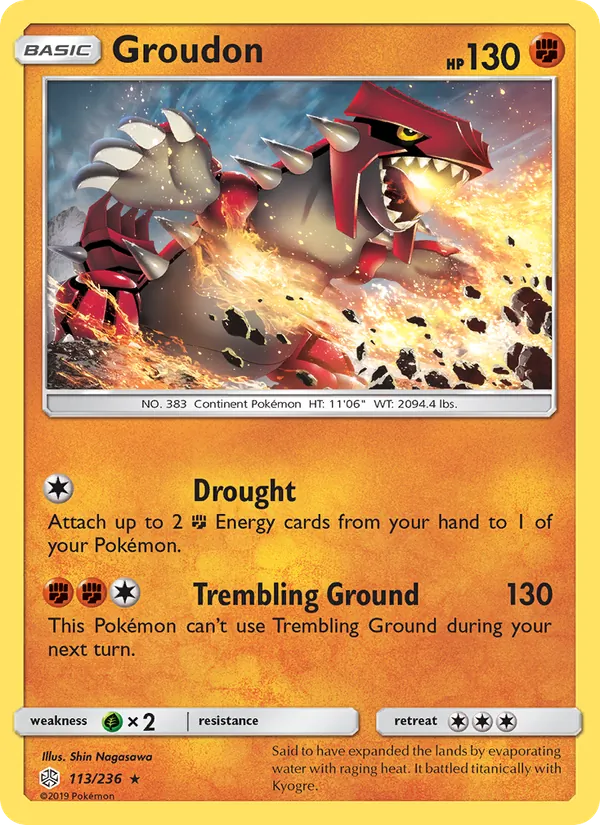 Groudon Cosmic Eclipse 113/236