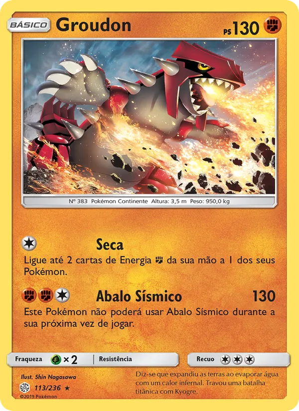 Groudon Eclipse Cósmico 113/236