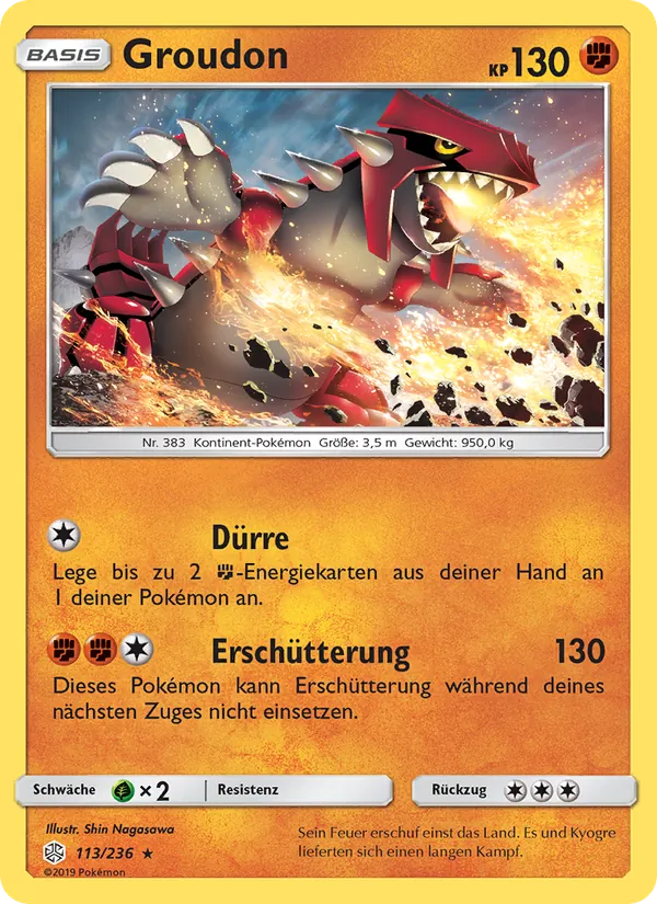 Groudon Welten im Wandel 113/236