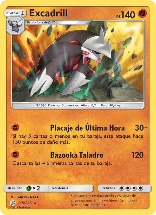 Excadrill Eclipse Cósmico 115/236