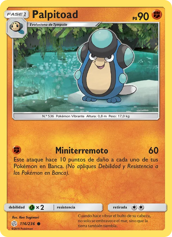 Palpitoad Eclipse Cósmico 116/236