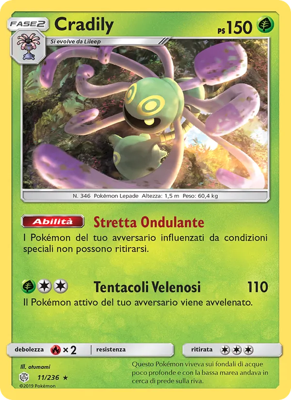 Cradily Eclissi Cosmica 11/236