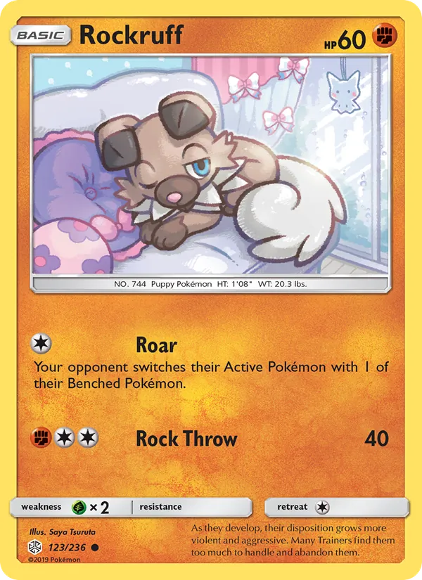 Rockruff Cosmic Eclipse 123/236