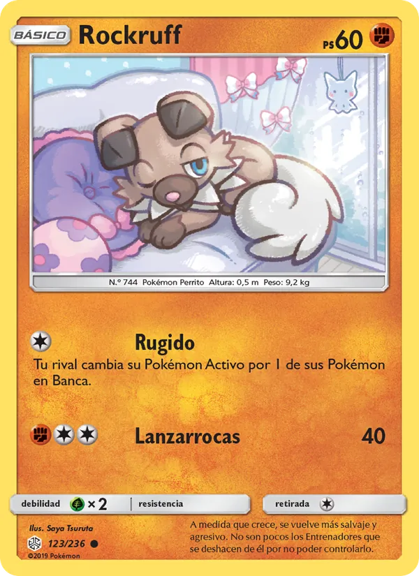 Rockruff Eclipse Cósmico 123/236