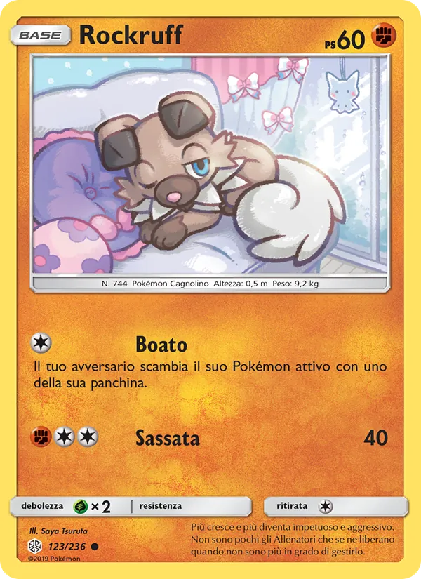 Rockruff Eclissi Cosmica 123/236