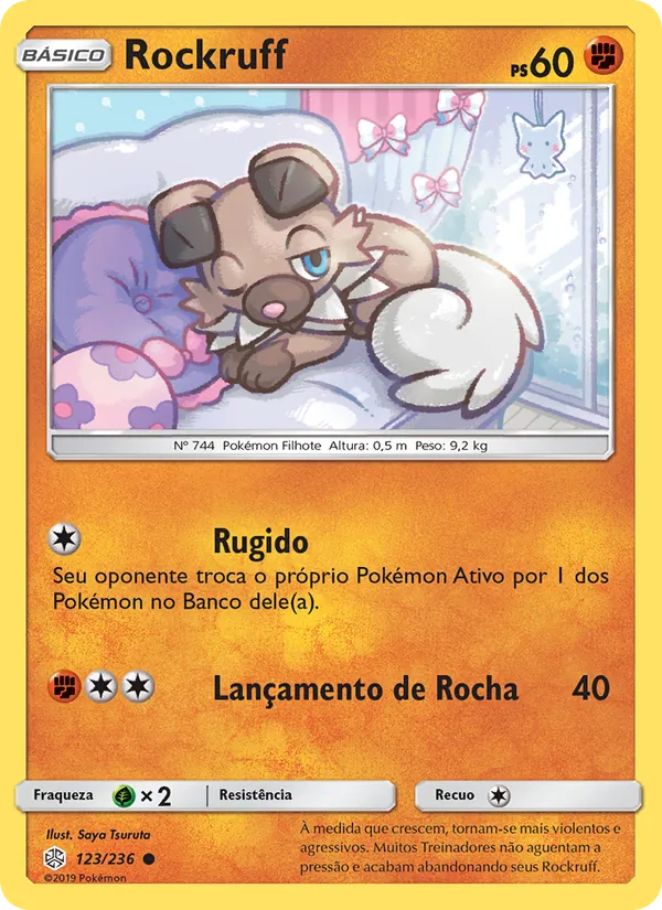 Rockruff Eclipse Cósmico 123/236