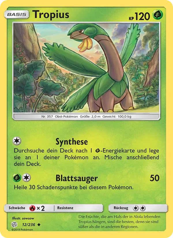 Tropius Welten im Wandel 12/236