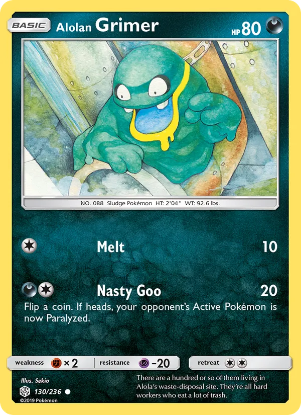 Alolan Grimer Cosmic Eclipse 130/236