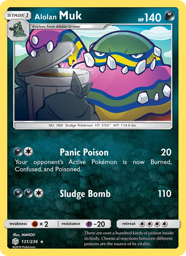 Alolan Muk Cosmic Eclipse 131/236