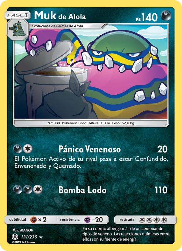 Muk de Alola Eclipse Cósmico 131/236
