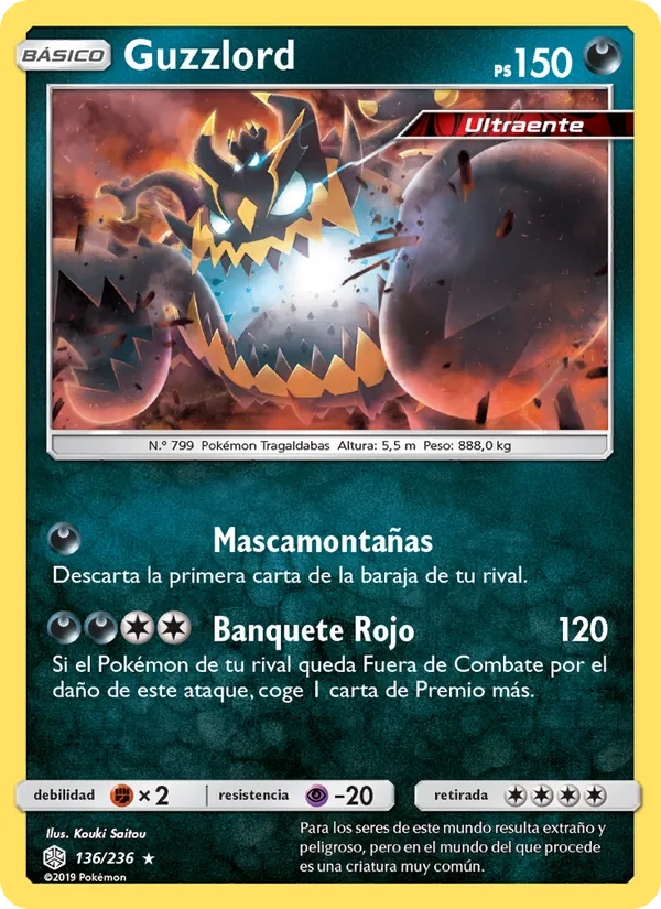 Guzzlord Eclipse Cósmico 136/236