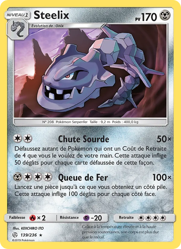 Steelix Éclipse Cosmique 139/236