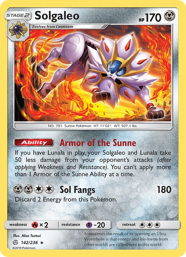 Solgaleo Cosmic Eclipse 142/236