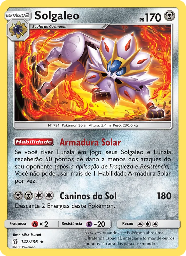 Solgaleo Eclipse Cósmico 142/236