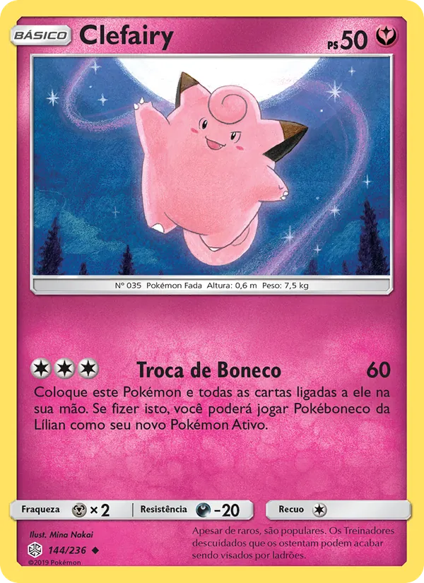 Clefairy Eclipse Cósmico 144/236