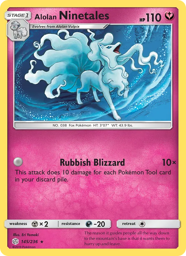 Alolan Ninetales Cosmic Eclipse 145/236