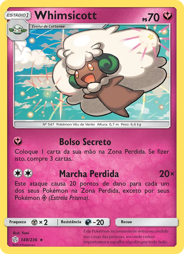 Whimsicott Eclipse Cósmico 148/236