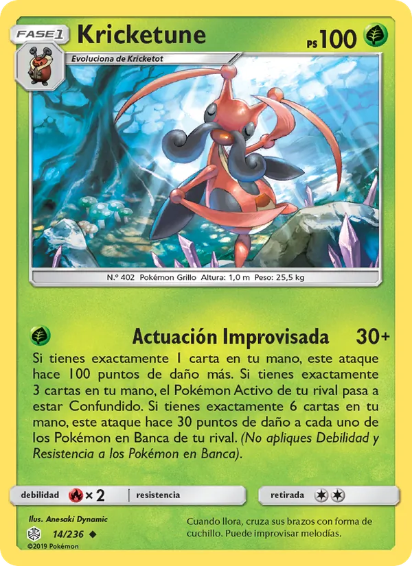 Kricketune Eclipse Cósmico 14/236