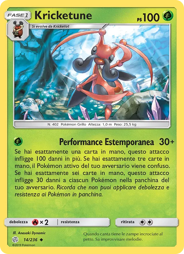 Kricketune Eclissi Cosmica 14/236