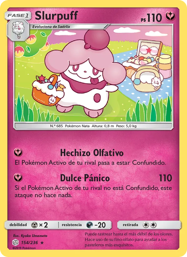 Slurpuff Eclipse Cósmico 154/236