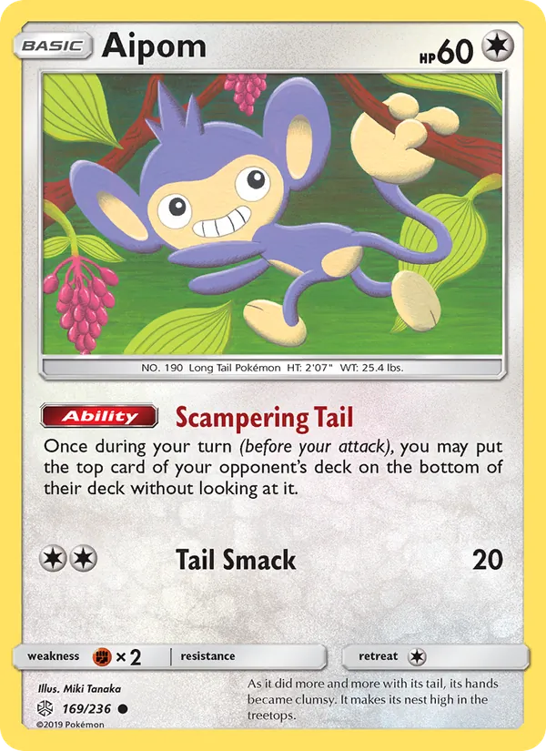 Aipom Cosmic Eclipse 169/236