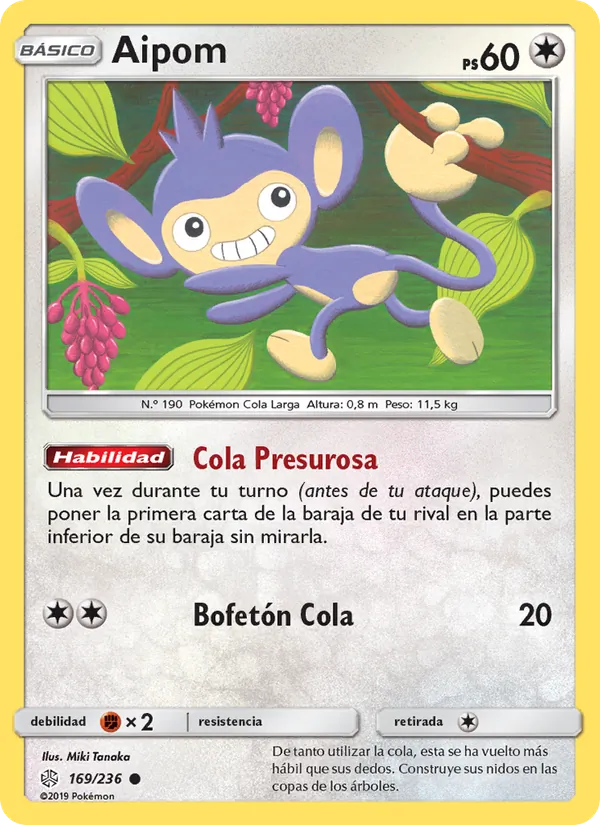 Aipom Eclipse Cósmico 169/236