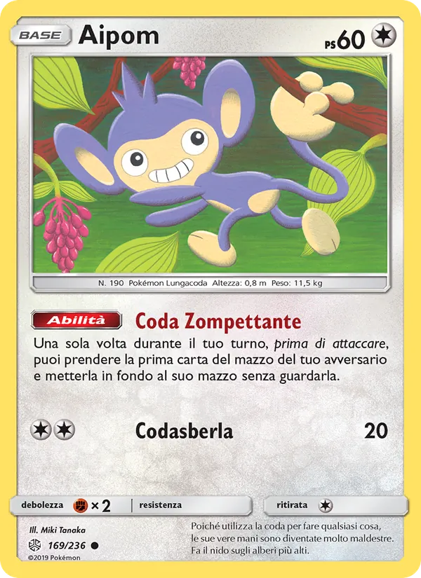 Aipom Eclissi Cosmica 169/236